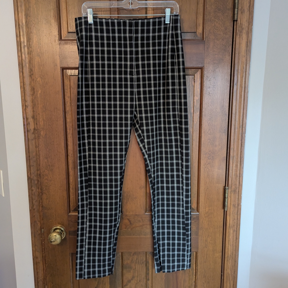 Black and White Checkered Pants